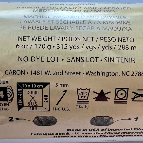 Caron Simply Soft Yarn NWT - Picture 4 of 6